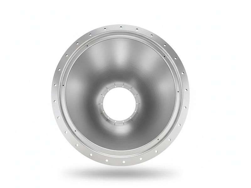 Small aluminum lampshade manufactured by high‑efficiency mass‑production metal spinning. Features excellent surface finishing, high reflectivity, and consistent forming quality—ideal for lighting applications requiring precision and visual performance